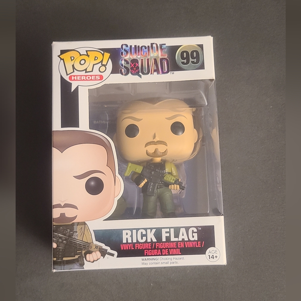 #99 Rick Flag Funko Pop! Movies DC Suicide Squad Vinyl figure (2016 Vaulted)